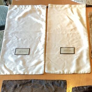 Authentic Gucci Shoe Dust Bags